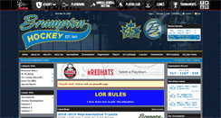 Desktop Screenshot of bramptonhockey.com
